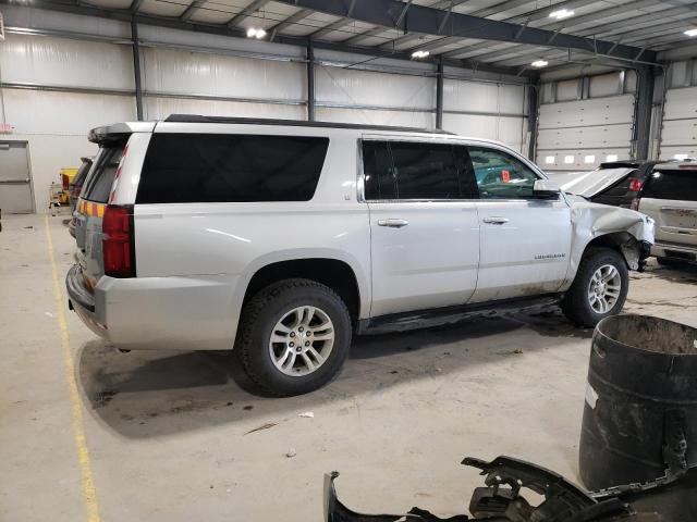 1GNSKHKC7KR190233 - 2019 CHEVROLET SUBURBAN K1500 LT SILVER photo 3