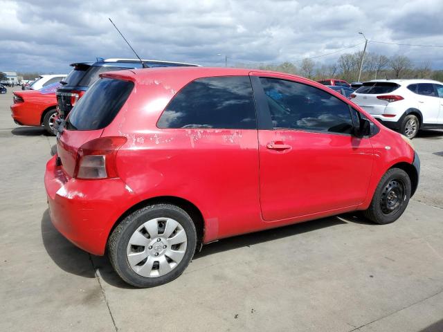 JTDJT923585150305 - 2008 TOYOTA YARIS RED photo 3