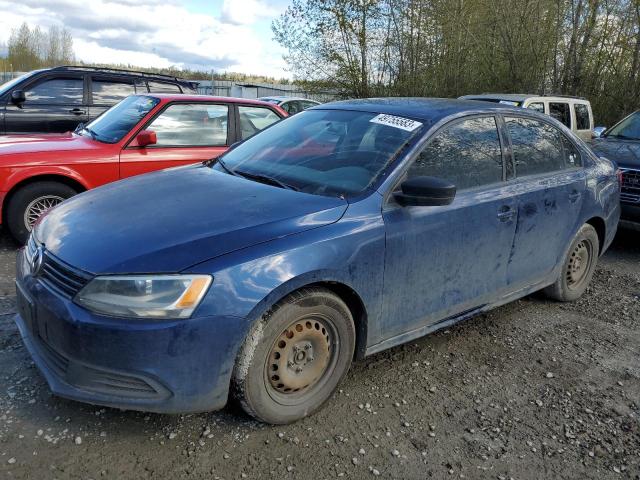 3VW1K7AJ5BM097921 - 2011 VOLKSWAGEN JETTA BASE Mavi foto 1