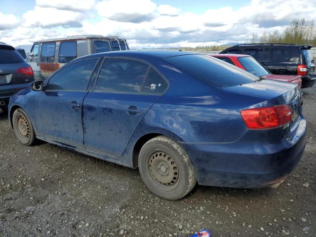 3VW1K7AJ5BM097921 - 2011 VOLKSWAGEN JETTA BASE Mavi foto 2