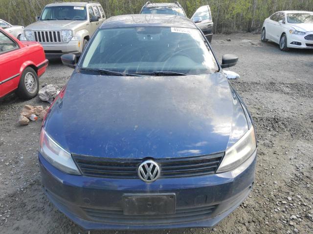 3VW1K7AJ5BM097921 - 2011 VOLKSWAGEN JETTA BASE Mavi foto 5