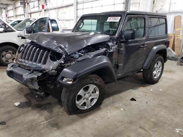 1C4GJXAN3NW175216 - 2022 JEEP WRANGLER SPORT GRAY photo 1