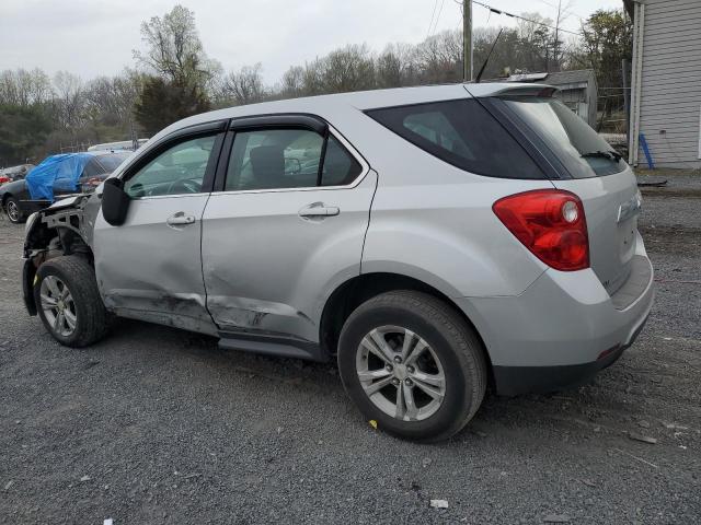 2GNALBEK2C1139340 - 2012 CHEVROLET EQUINOX LS SILVER photo 2