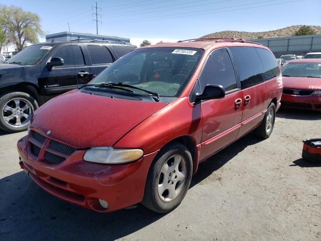 1B4GP74L7YB540496 - 2000 DODGE GRAND CARA ES RED photo 1