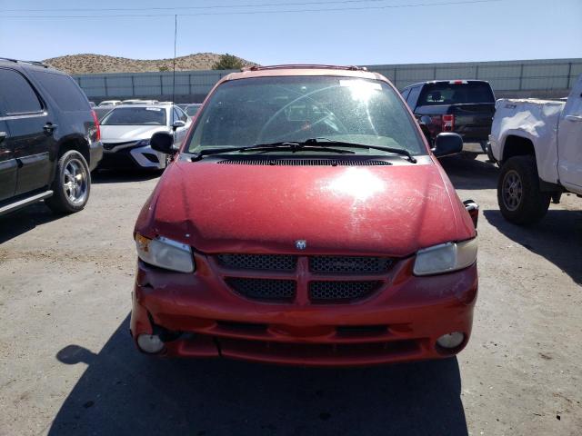 1B4GP74L7YB540496 - 2000 DODGE GRAND CARA ES RED photo 5