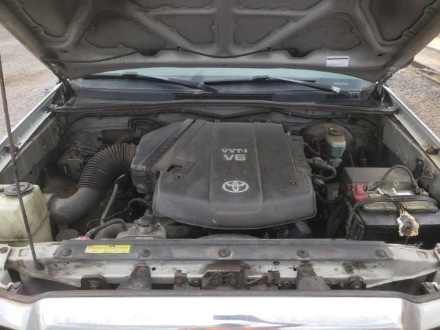 5TEJU62N36Z290800 - 2006 TOYOTA TACOMA DOUBLE CAB PRERUNNER SILVER photo 11