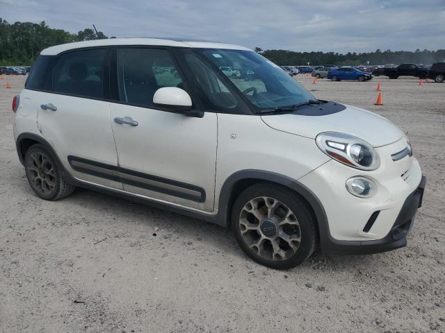 ZFBCFADH7EZ011150 - 2014 FIAT 500L TREKKING WHITE photo 4