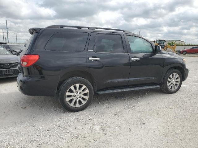 5TDZY68A38S011664 - 2008 TOYOTA SEQUOIA LIMITED BLACK photo 3