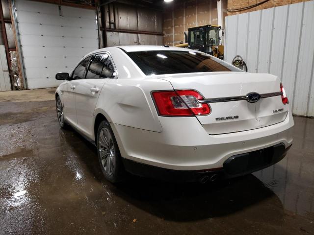 1FAHP2FW6AG113018 - 2010 FORD TAURUS LIMITED WHITE photo 3