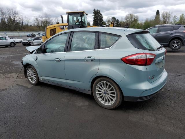 1FADP5CU2DL512345 - 2013 FORD C-MAX PREMIUM TURQUOISE photo 2