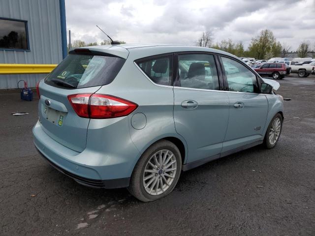 1FADP5CU2DL512345 - 2013 FORD C-MAX PREMIUM TURQUOISE photo 3