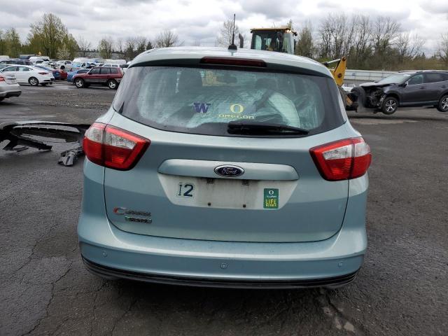 1FADP5CU2DL512345 - 2013 FORD C-MAX PREMIUM TURQUOISE photo 6