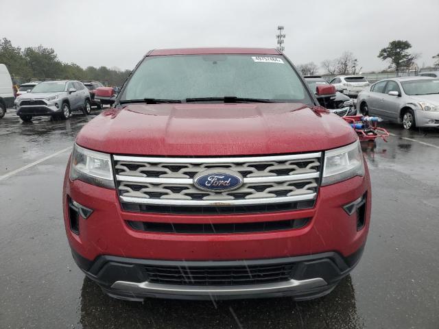 1FM5K8DH8JGB14458 - 2018 FORD EXPLORER XLT BURGUNDY photo 5