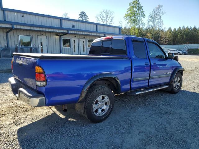 5TBRN341X3S435955 - 2003 TOYOTA TUNDRA ACCESS CAB SR5 BLUE photo 3