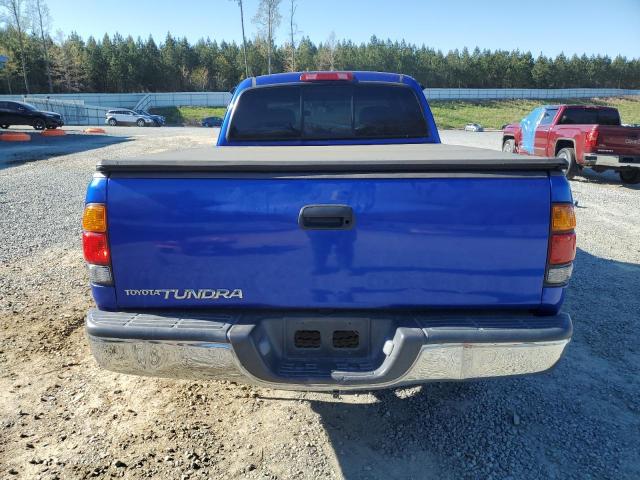 5TBRN341X3S435955 - 2003 TOYOTA TUNDRA ACCESS CAB SR5 BLUE photo 6