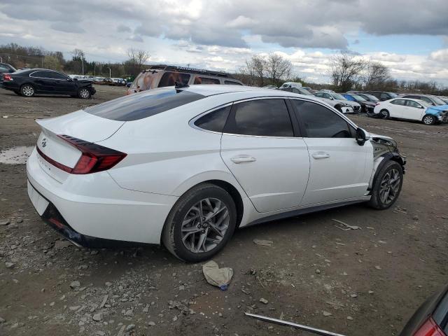 5NPEF4JA2LH021555 - 2020 HYUNDAI SONATA SEL WHITE photo 3