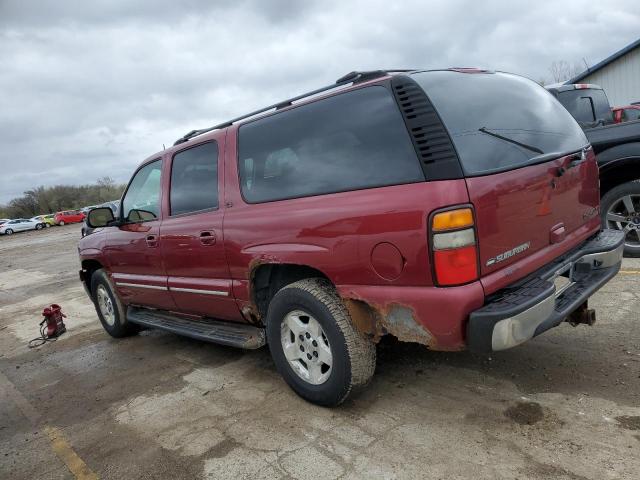 3GNFK16Z84G160832 - 2004 CHEVROLET SUBURBAN K1500 RED photo 2