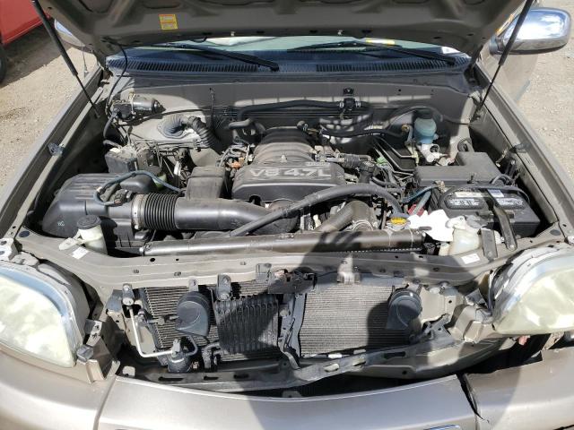 5TBRT34115S468190 - 2005 TOYOTA TUNDRA ACCESS CAB SR5 TAN photo 11