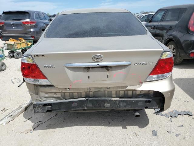 4T1BE32K35U043186 - 2005 TOYOTA CAMRY LE TAN photo 6