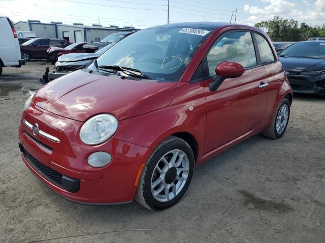 3C3CFFAR8CT104033 - 2012 FIAT 500 POP RED photo 1