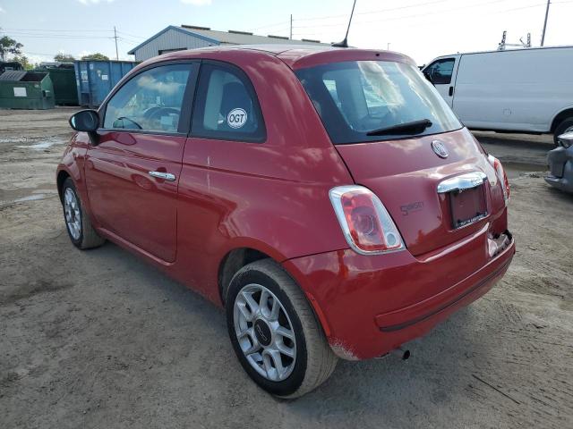 3C3CFFAR8CT104033 - 2012 FIAT 500 POP RED photo 2