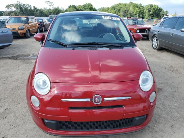 3C3CFFAR8CT104033 - 2012 FIAT 500 POP RED photo 5