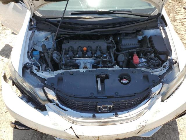19XFB2F97FE054109 - 2015 HONDA CIVIC EXL თეთრი ფოტო 11