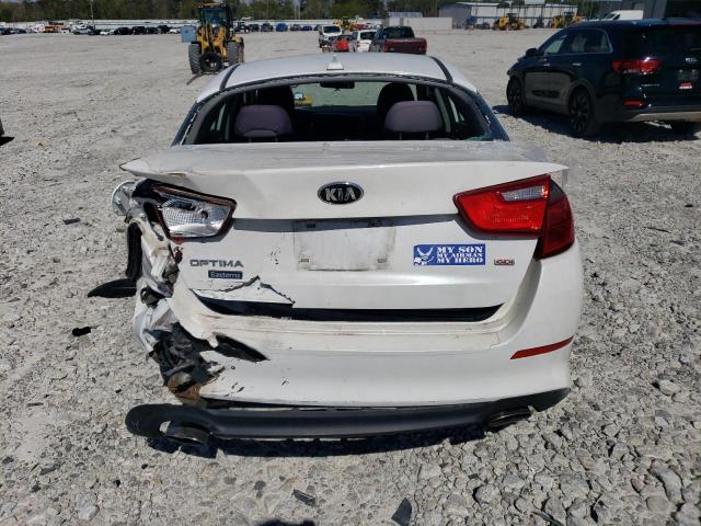 5XXGM4A73FG472318 - 2015 KIA OPTIMA LX WHITE photo 6