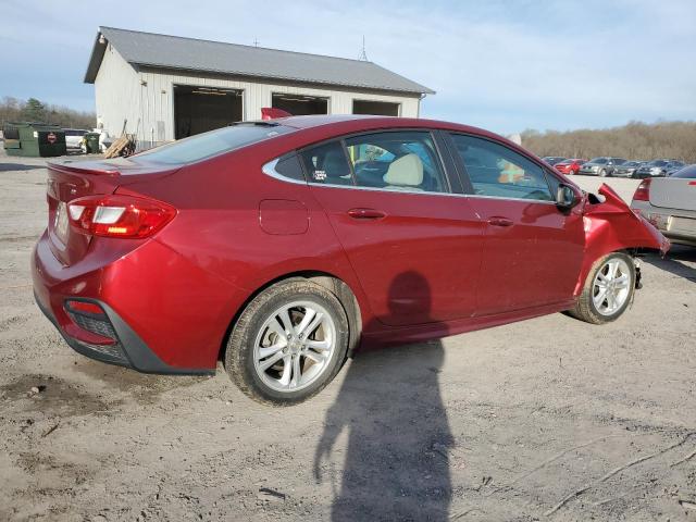 1G1BE5SMXH7132797 - 2017 CHEVROLET CRUZE LT RED photo 3