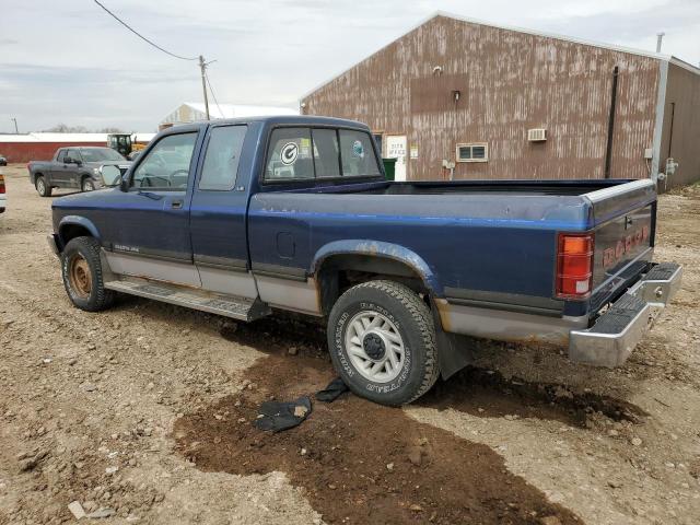 1B7GG23X2PS183771 - 1993 DODGE DAKOTA BLUE photo 2