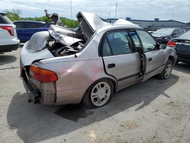 1Y1SK5285XZ443023 - 1999 CHEVROLET GEO PRIZM BASE SILVER photo 3