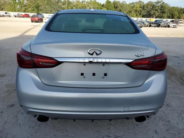 JN1EV7AP6JM361807 - 2018 INFINITI Q50 LUXE SILVER photo 6