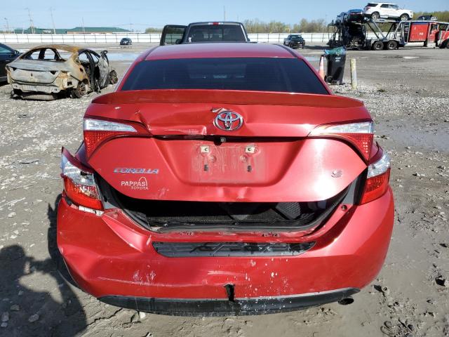 5YFBURHE5EP074531 - 2014 TOYOTA COROLLA L RED photo 6