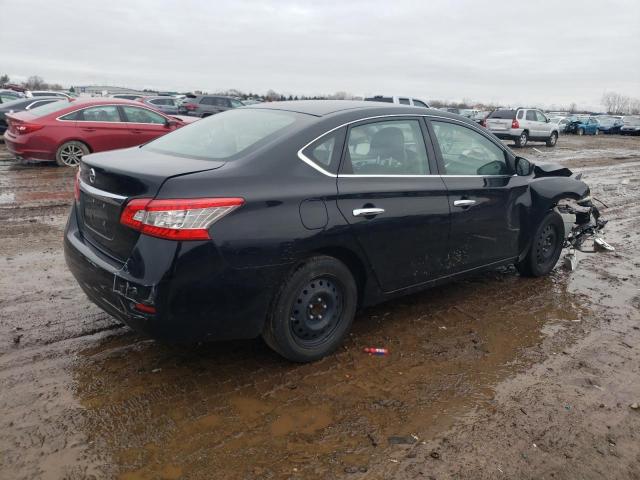 3N1AB7AP7FY324986 - 2015 NISSAN SENTRA S BLACK photo 3