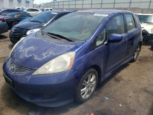 JHMGE87499S070409 - 2009 HONDA FIT SPORT BLUE photo 2