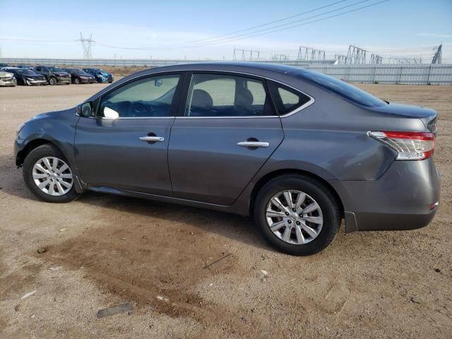 3N1AB7AP9FY374983 - 2015 NISSAN SENTRA S GRAY photo 2