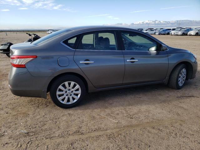 3N1AB7AP9FY374983 - 2015 NISSAN SENTRA S GRAY photo 3