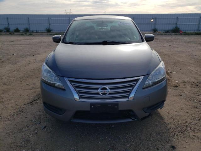 3N1AB7AP9FY374983 - 2015 NISSAN SENTRA S GRAY photo 5