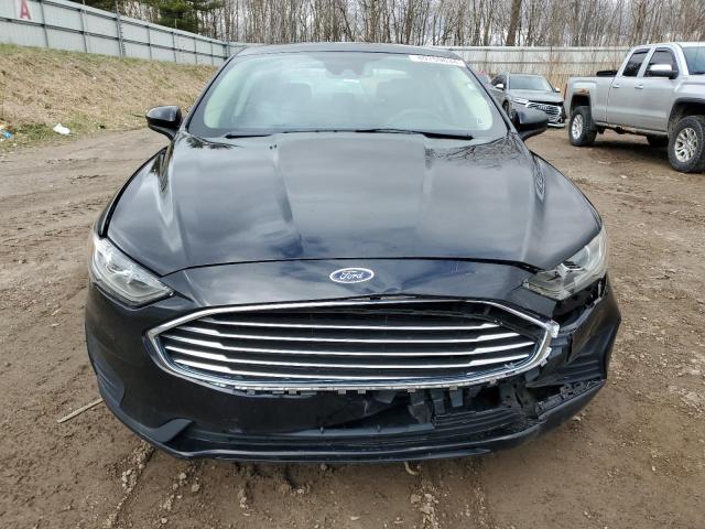 3FA6P0LU1KR180165 - 2019 FORD FUSION SE BLACK photo 5