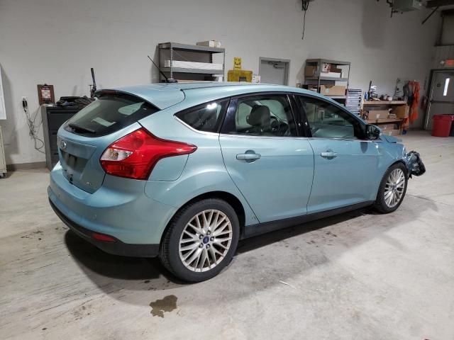 1FAHP3M23CL152357 - 2012 FORD FOCUS SEL TEAL photo 3