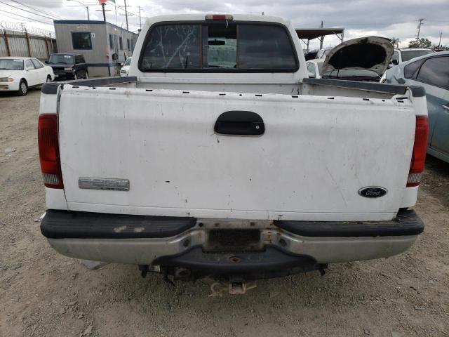 1FTNX20545EA35840 - 2005 FORD F250 SUPER DUTY WHITE photo 6