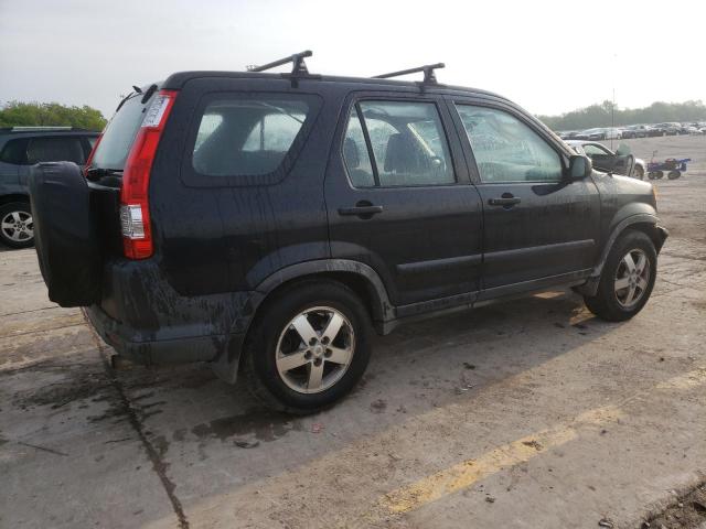 JHLRD78555C037168 - 2005 HONDA CR-V LX BLACK photo 3