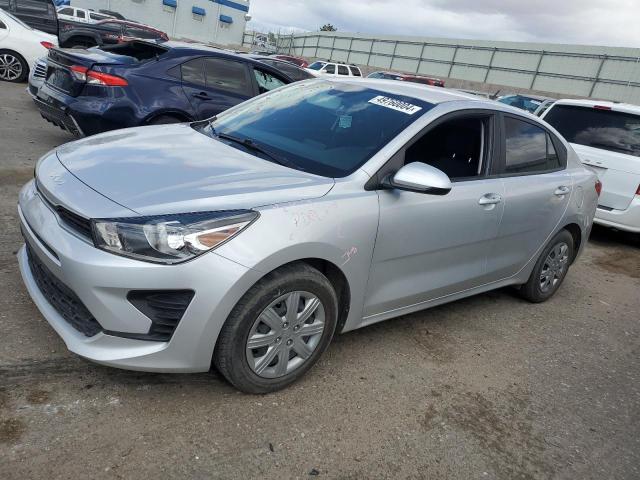 3KPA24AD6NE446840 - 2022 KIA RIO LX SILVER photo 1