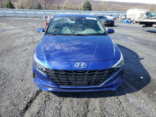 5NPLS4AG4MH044862 - 2021 HYUNDAI ELANTRA SEL BLUE photo 5