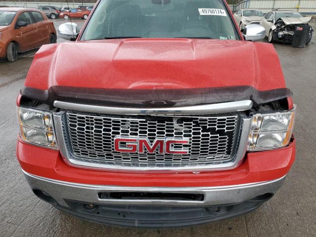 3GTP2VE75CG144591 - 2012 GMC SIERRA K1500 SLE RED photo 11