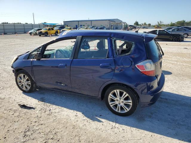 JHMGE88449S039809 - 2009 HONDA FIT SPORT BLUE photo 2