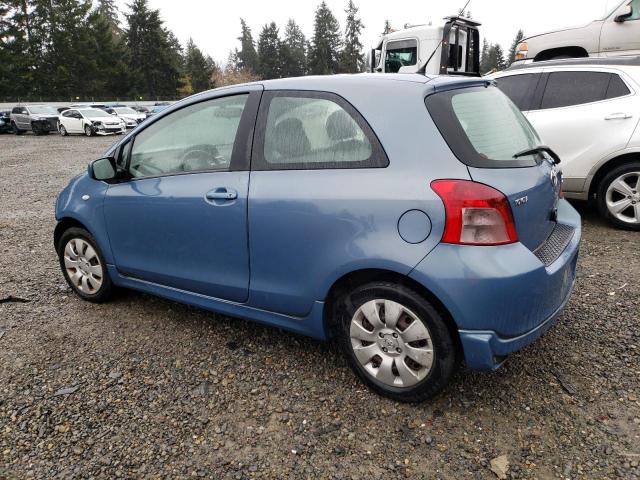 JTDJT923285144896 - 2008 TOYOTA YARIS BLUE photo 2