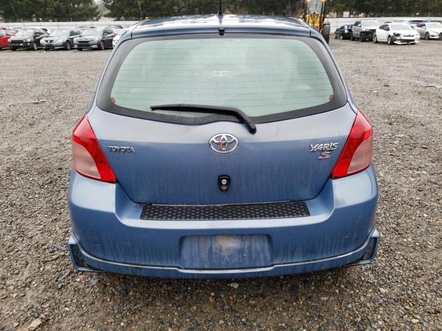 JTDJT923285144896 - 2008 TOYOTA YARIS BLUE photo 6