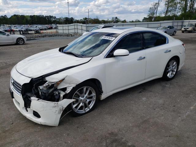 1N4AA5AP4BC853566 - 2011 NISSAN MAXIMA S WHITE photo 1