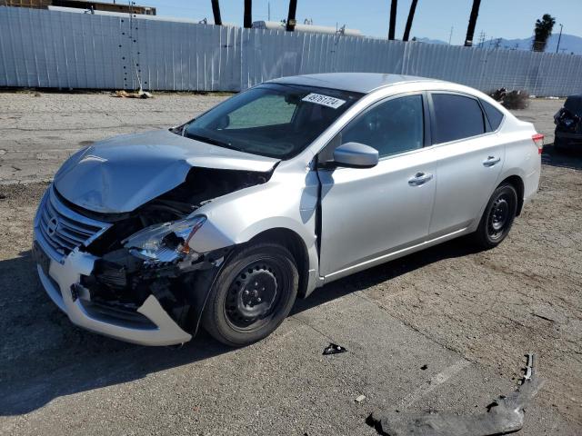 3N1AB7AP3DL621554 - 2013 NISSAN SENTRA S SILVER photo 1